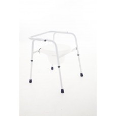 Steel Non-Folding Commode – Powder Coated
